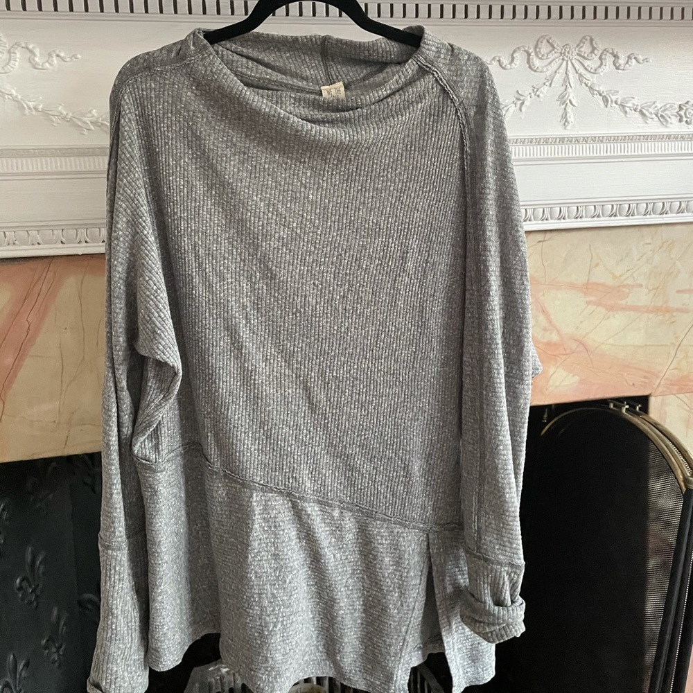 Cute long sleeve off the shoulder top